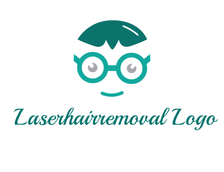 smiling face with glasses logo