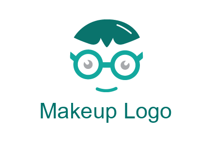 smiling face with glasses logo