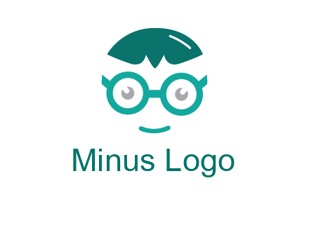 smiling face with glasses logo