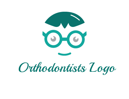 smiling face with glasses logo