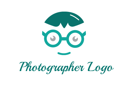 smiling face with glasses logo