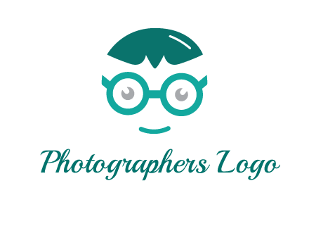 smiling face with glasses logo