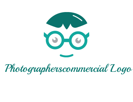 smiling face with glasses logo