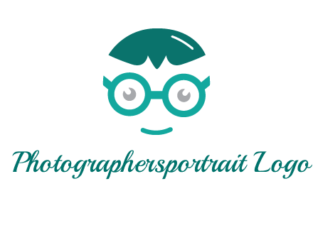 smiling face with glasses logo