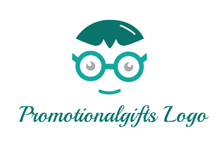smiling face with glasses logo