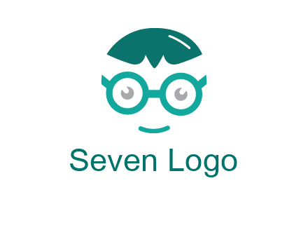 smiling face with glasses logo