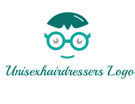 smiling face with glasses logo