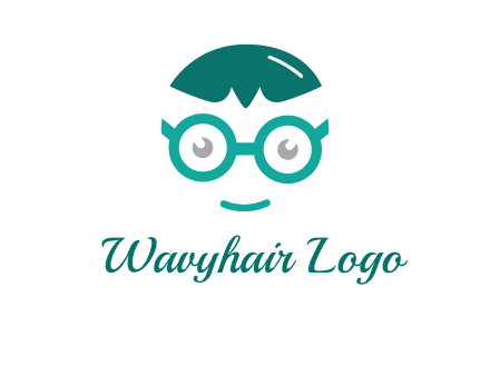 smiling face with glasses logo