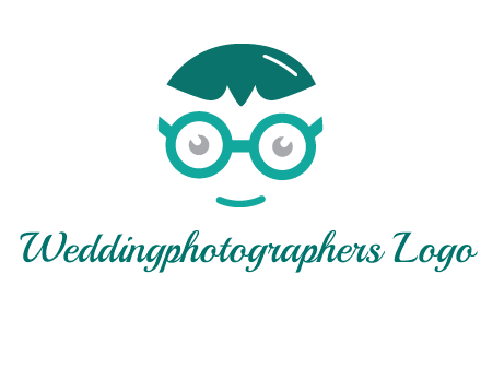 smiling face with glasses logo