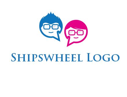 communication in head icon