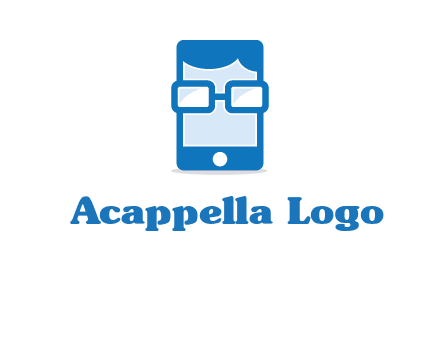 face in smartphone logo