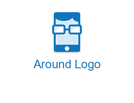 face in smartphone logo