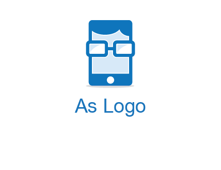 face in smartphone logo