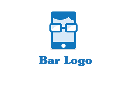 face in smartphone logo