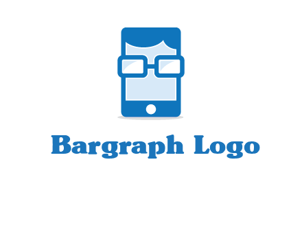 face in smartphone logo