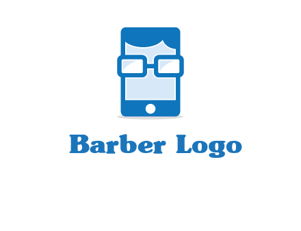 face in smartphone logo