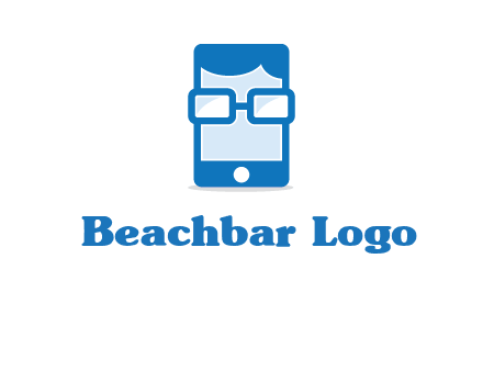 face in smartphone logo