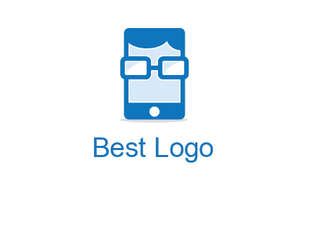 face in smartphone logo
