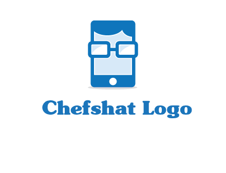 face in smartphone logo
