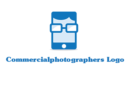 face in smartphone logo