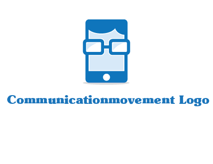 face in smartphone logo