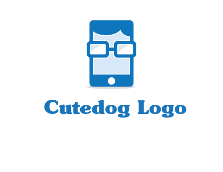 face in smartphone logo