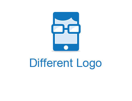 face in smartphone logo