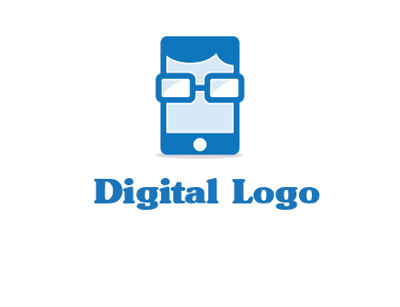 face in smartphone logo