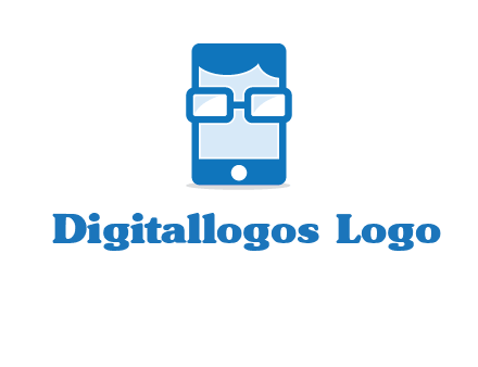 face in smartphone logo