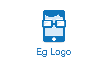 face in smartphone logo