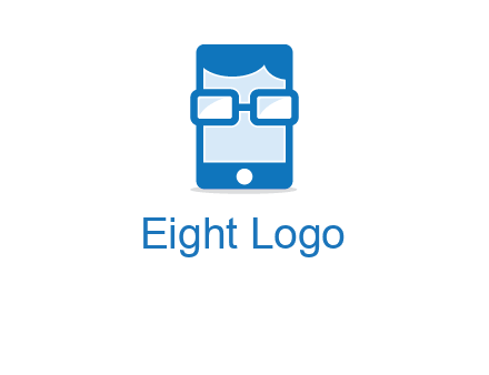 face in smartphone logo