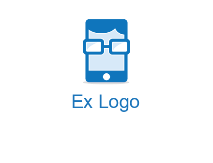 face in smartphone logo