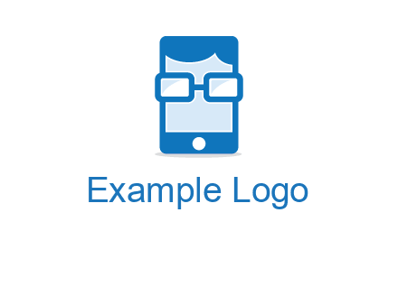 face in smartphone logo