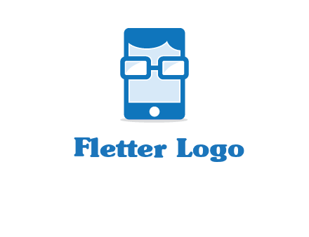 face in smartphone logo