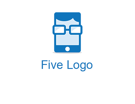 face in smartphone logo