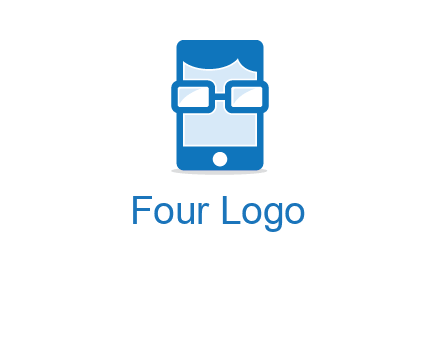 face in smartphone logo