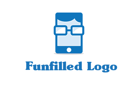 face in smartphone logo