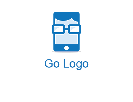 face in smartphone logo
