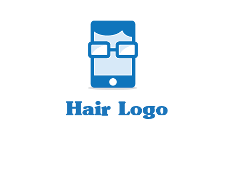face in smartphone logo