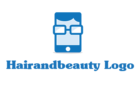 face in smartphone logo
