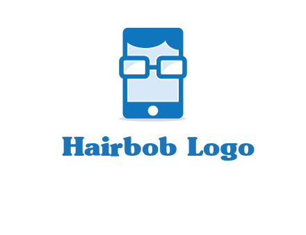 face in smartphone logo