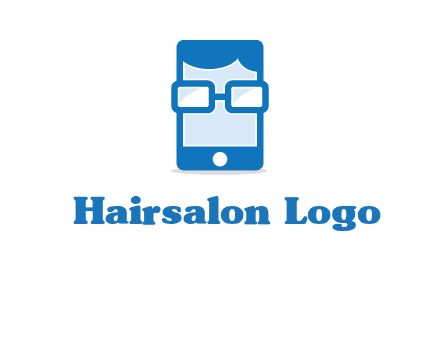 face in smartphone logo