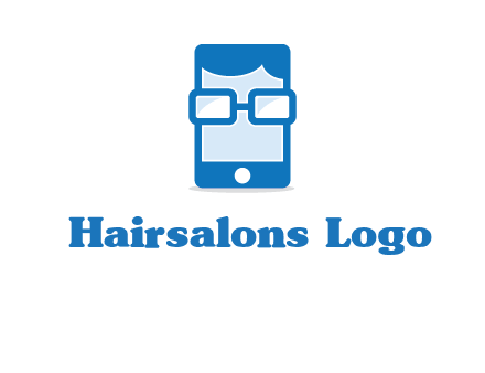 face in smartphone logo