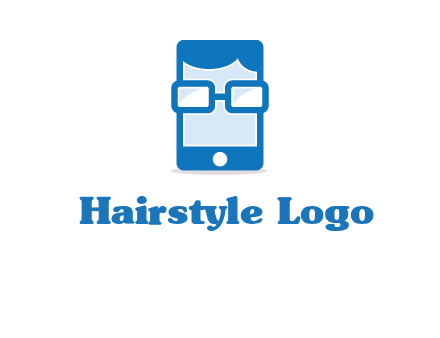 face in smartphone logo