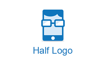 face in smartphone logo