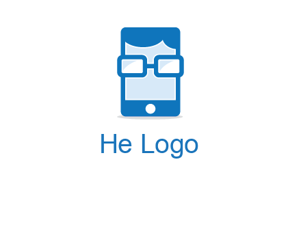 face in smartphone logo