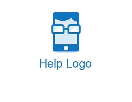 face in smartphone logo