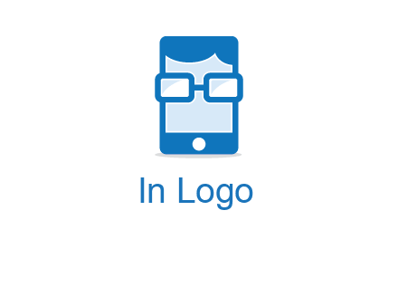 face in smartphone logo