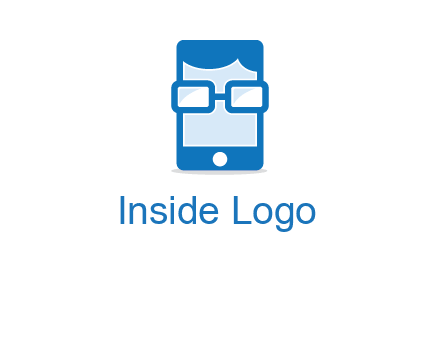 face in smartphone logo