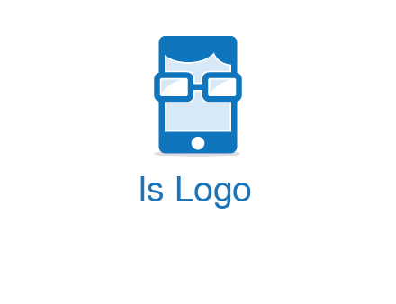 face in smartphone logo